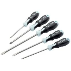 Draper 583 S5K-ST Stainless Steel Engineer's Screwdriver Set (5 Piece) - (49129)