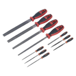 Sealey AK578 File Set 10pc Engineer's & Needle