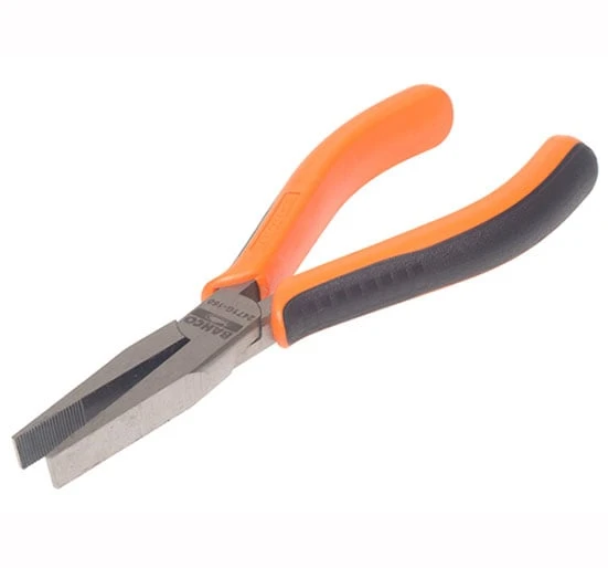 Bahco 2471G Flat Nose Plier 160mm (6 1/4 In) - 2471 G 160 Plier Flatnose