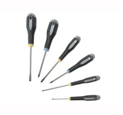 Bahco BE-9882 Ergo Screwdriver Set 6 Piece Slot / Pozi - 6 Piece Set