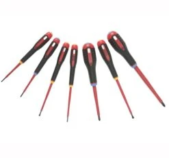 Bahco BE-9888s VDE Ergo Screwdriver Set 7 Piece Slot/Pozi - 7 Piece Set