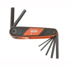 Bahco Hex Key Set 7 Piece 2.5mm-10mm Folding - 7 Piece Set