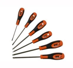 Bahco Screwdriver Set 6 (2 X Ph Pz Flat) - 6 Piece Set