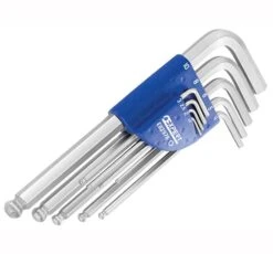 Britool Hex Key Set 9 Piece Long Arm Ball End Metric (1.5-10mm) - 9 Piece Set