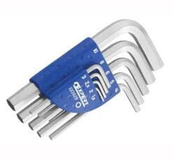 Britool Hex Key Set 9 Piece Short Arm Metric (1.5 - 10mm) - 9 Piece Set