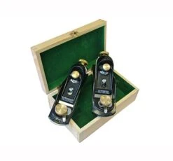 Faithfull 9.1/2 & 60.1/2 Block Planes In Wooden Box - Plane Set