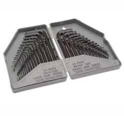Faithfull Hex Key Set 30 Piece Metric/Imperial (0.7-10mm 1/16-3/8in) - 30 Piece Set