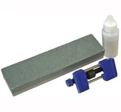 Faithfull Oilstone 200mm & Honing Guide Kit - Stone Oil