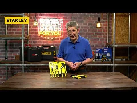 Stanley 3 Piece DynaGrip™ Plier Set - 250mm (10in) Waterpump, 180mm (7in) Combi & 160mm (6in) Side Cutters - STA074472 - Image 2