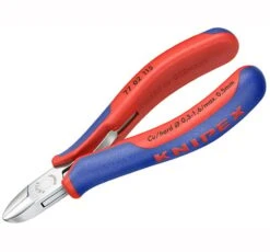 Knipex Electronics Diagonal Cut Pliers - Round Bevelled 115mm - 115mm