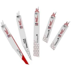 Milwaukee 49222205 Sawzall Thin Kerf Blade Set -5pc