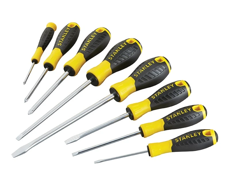 Stanley 0-60-210 Essential Screwdriver Set, 8 Piece SL/PH - Image 2