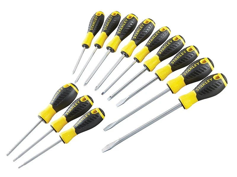 Stanley 0-60-212 Essential Screwdriver Set, 12 Piece SL/PH/PZ/TX - Image 2