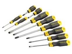 Stanley 10pc Cushion Grip Screwdriver Set - Type