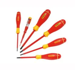 Stanley FatMax Scewdriver Set Insulated Phillips & Parallell 6 Pi