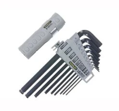 Stanley Hex Grip Key Set 9 Piece Metric (1.5-10mm) - 9 Piece Set